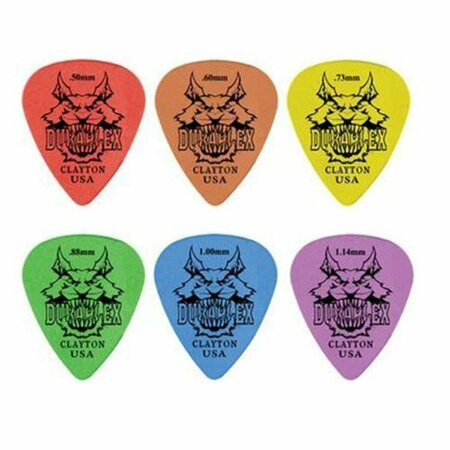 CLAYTON Duraplex Small Teardrop Guitar Picks- 1.14 mm, 12PK DXST114/12